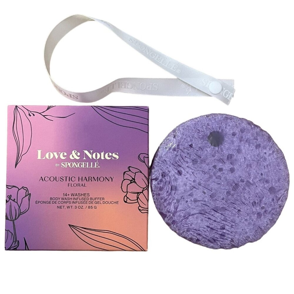 Love and Notes By Spongelle Acoustic Harmony Body Wash Buffer 3 Oz 14+ washes
